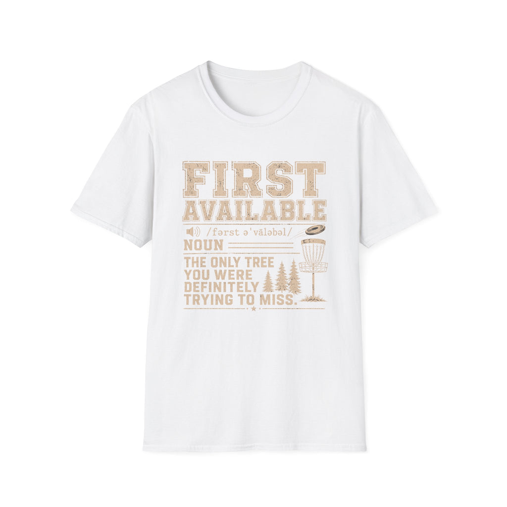 First Available Vintage Disc Golf T-Shirt