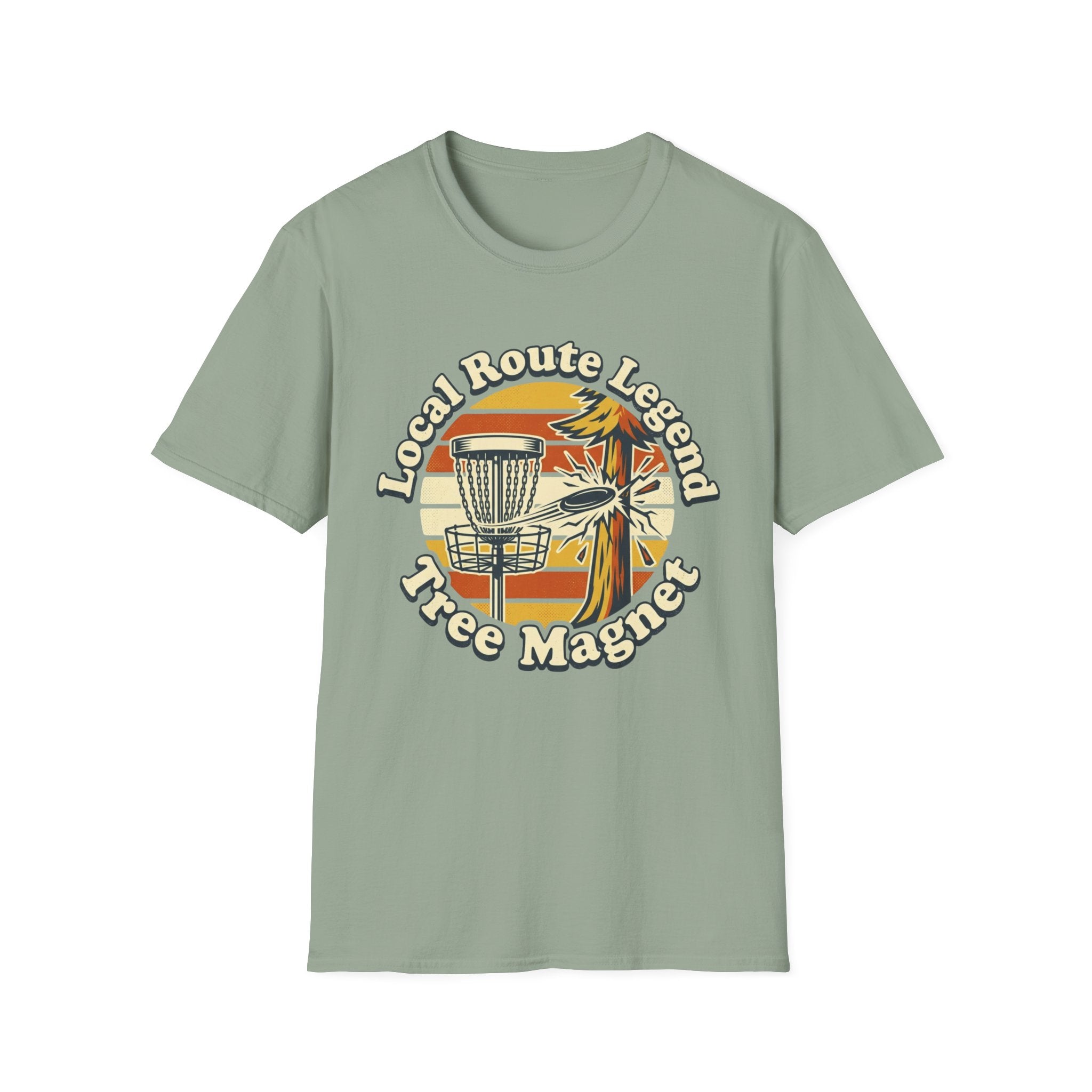 Local Route Tree Magnet Vintage Disc Golf T-Shirt