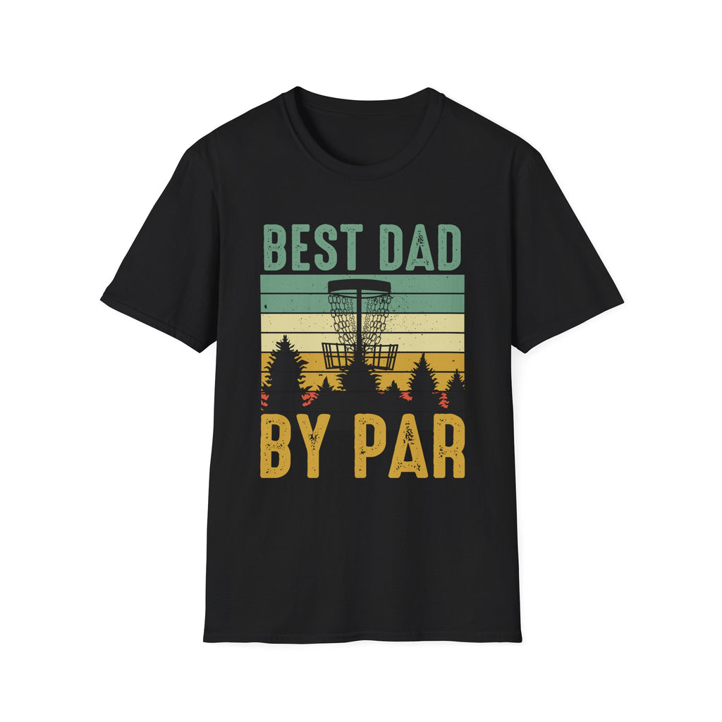 Best Dad By Par Vintage Disc Golf T-Shirt