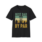 Best Dad By Par Vintage Disc Golf T-Shirt