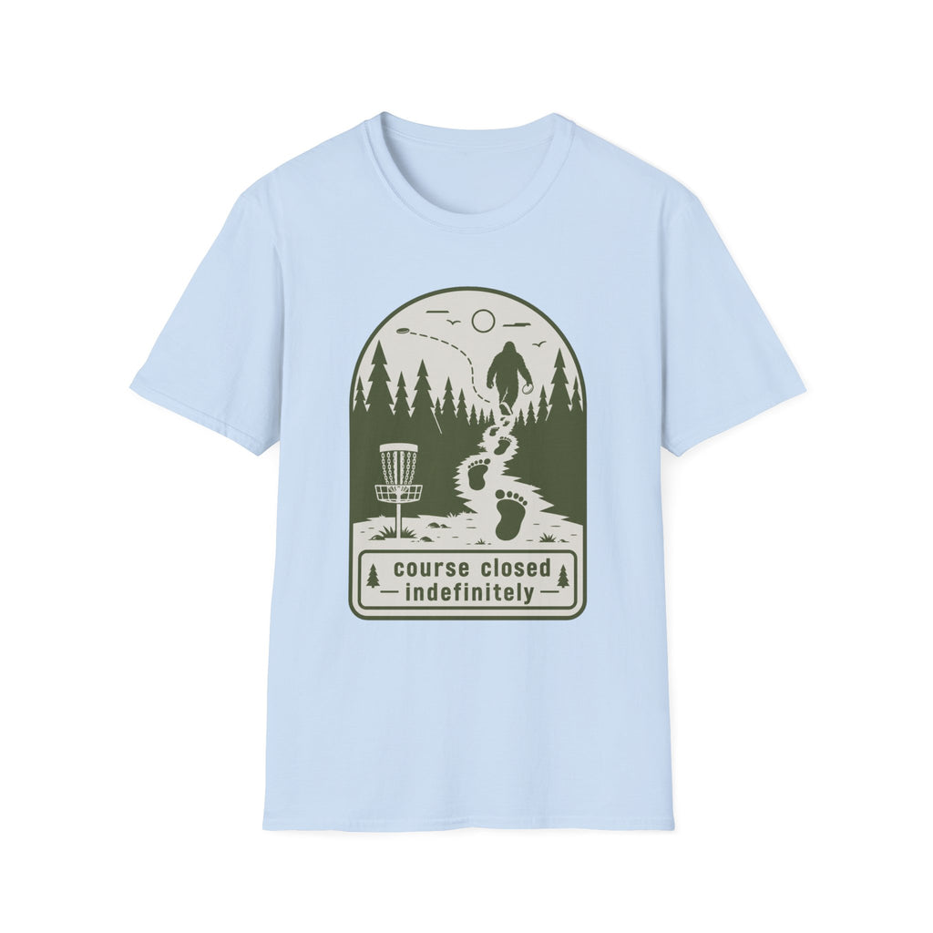 Course Closed Indefinitely Vintage Disc Golf T-Shirt