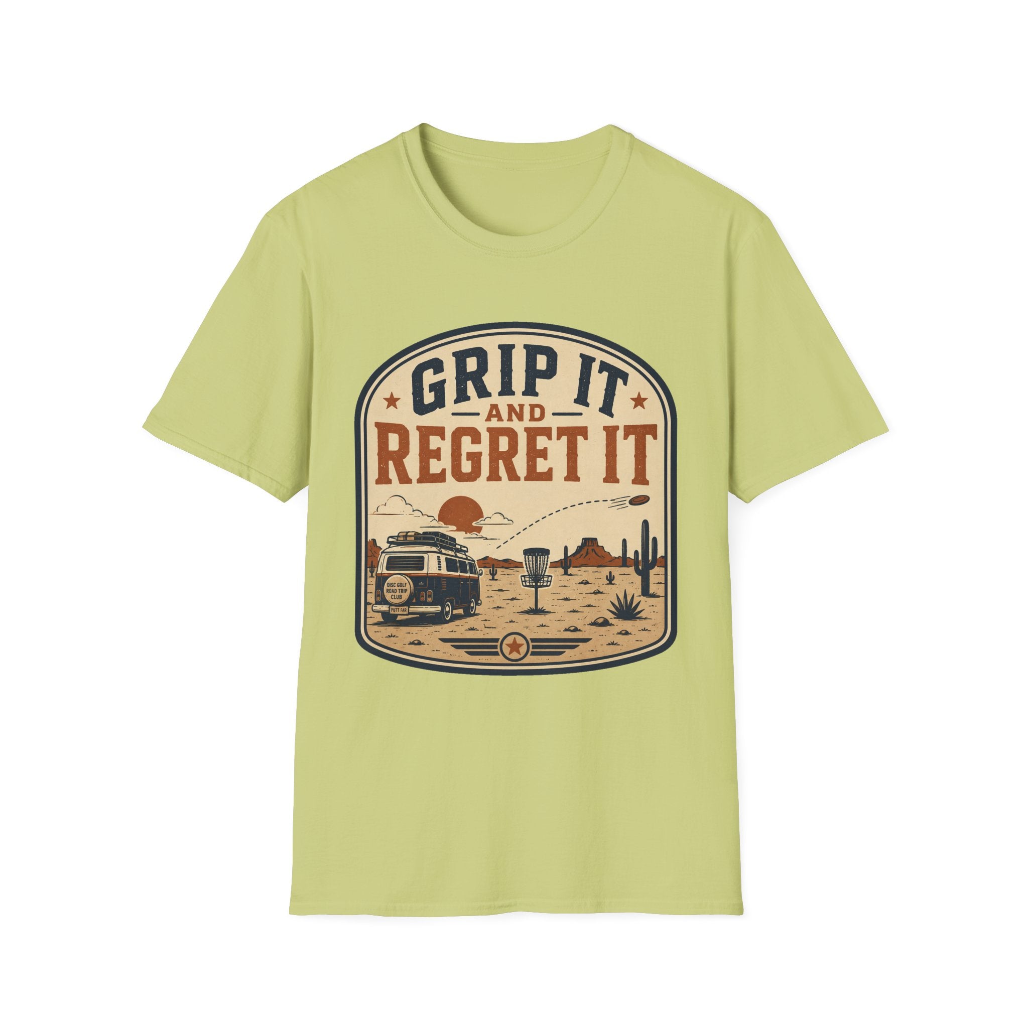 Grip It and Regret It Vintage Disc Golf T-Shirt