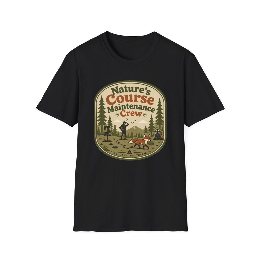 Nature Course Maintenance Vintage Disc Golf T-Shirt