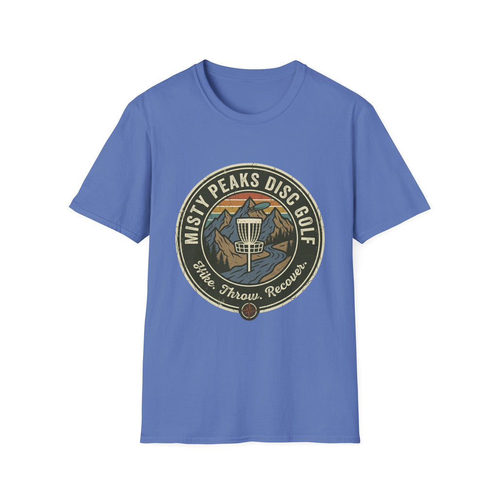 Misty Peaks Disc Golf Vintage Disc Golf T-Shirt