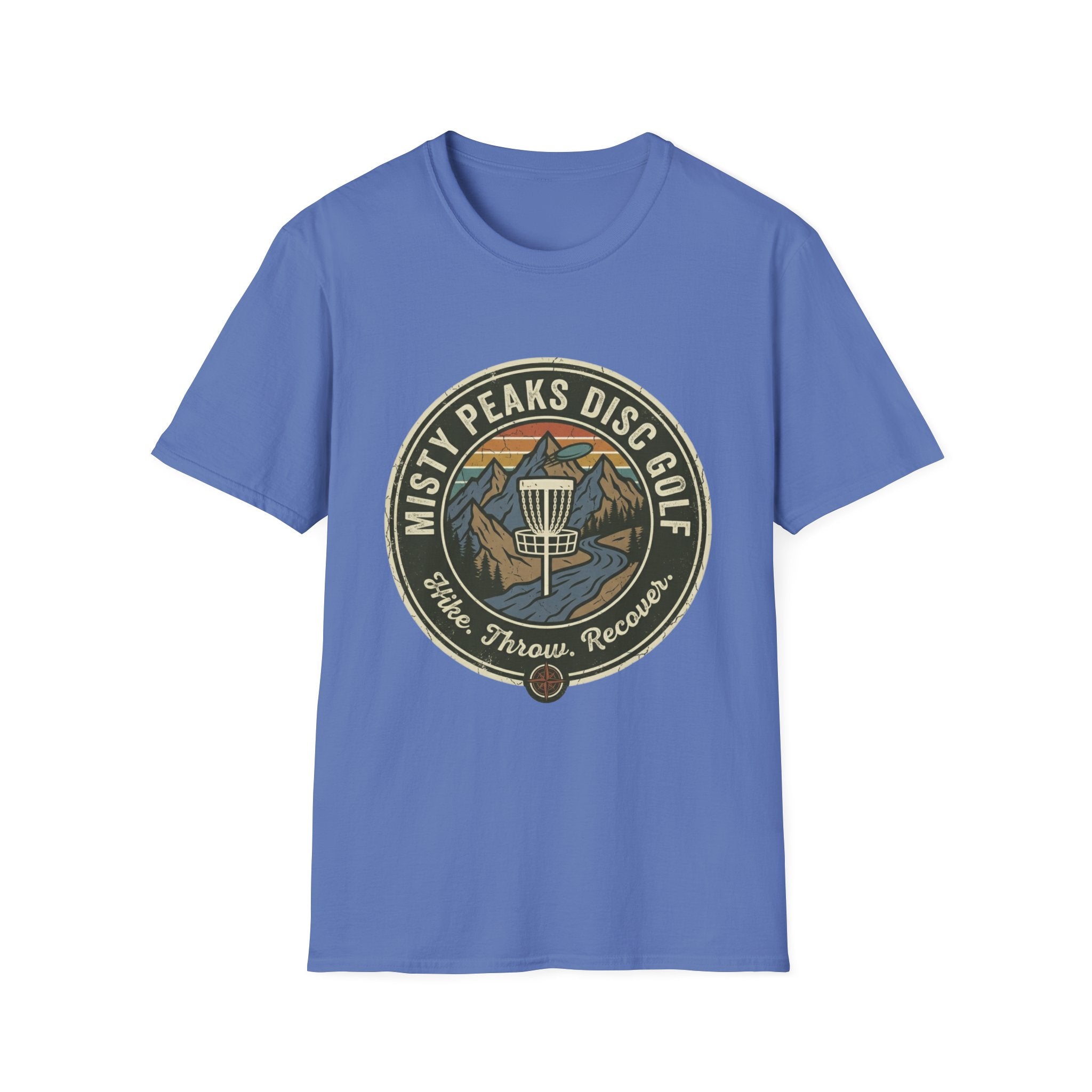 Misty Peaks Disc Golf Vintage Disc Golf T-Shirt