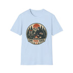 Camp, Throw, Vanish Vintage Disc Golf T-Shirt