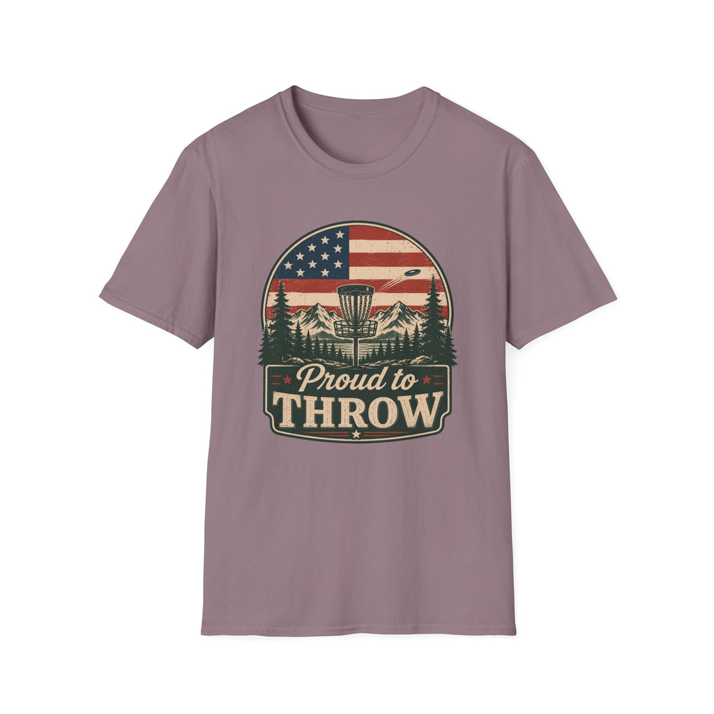 Proud to Throw Vintage Disc Golf T-Shirt