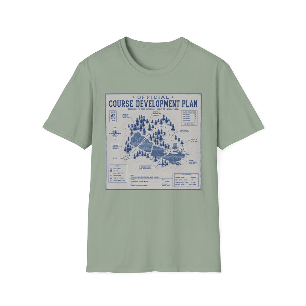Course Development Plan Vintage Disc Golf T-Shirt