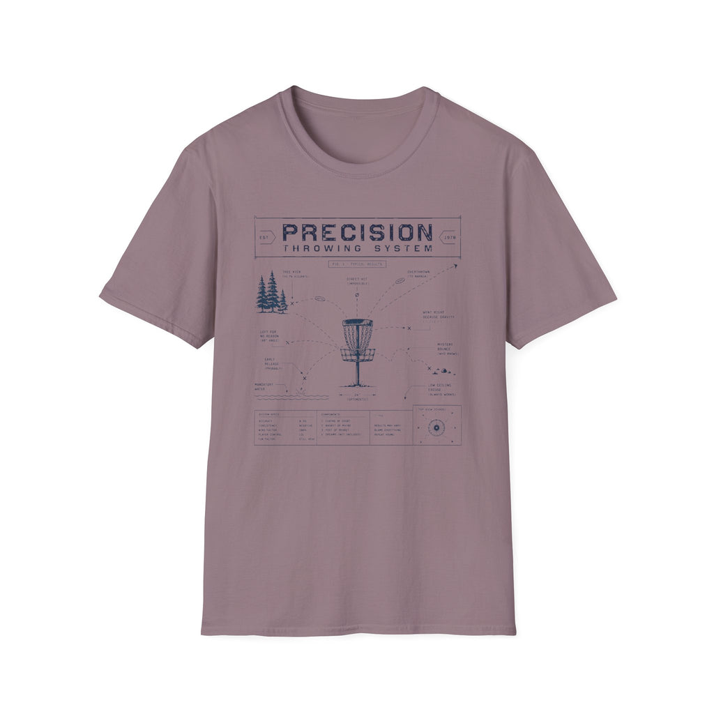 Precision Throwing System Vintage Disc Golf T-Shirt