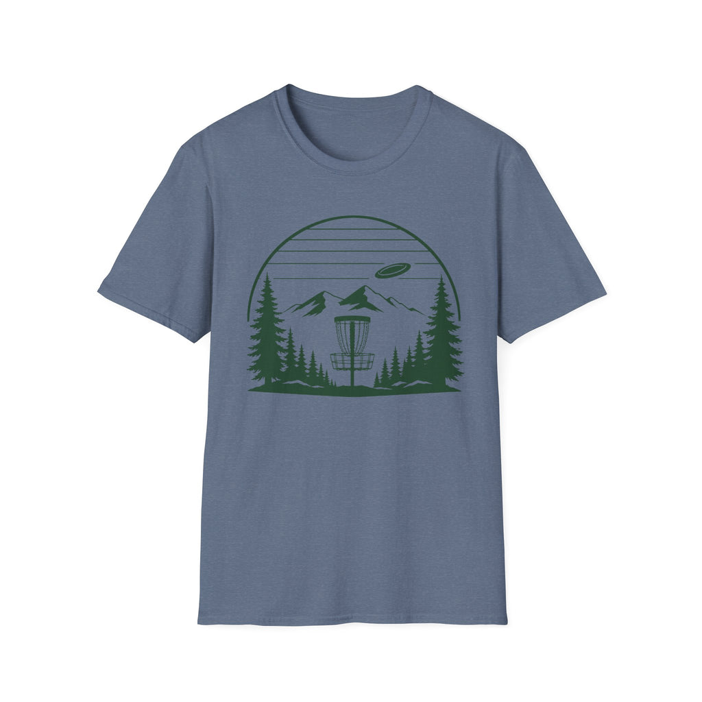 Landscape Basket Vintage Disc Golf T-Shirt