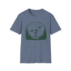 Landscape Basket Vintage Disc Golf T-Shirt