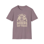 Throw Bombs Vintage Disc Golf T-Shirt