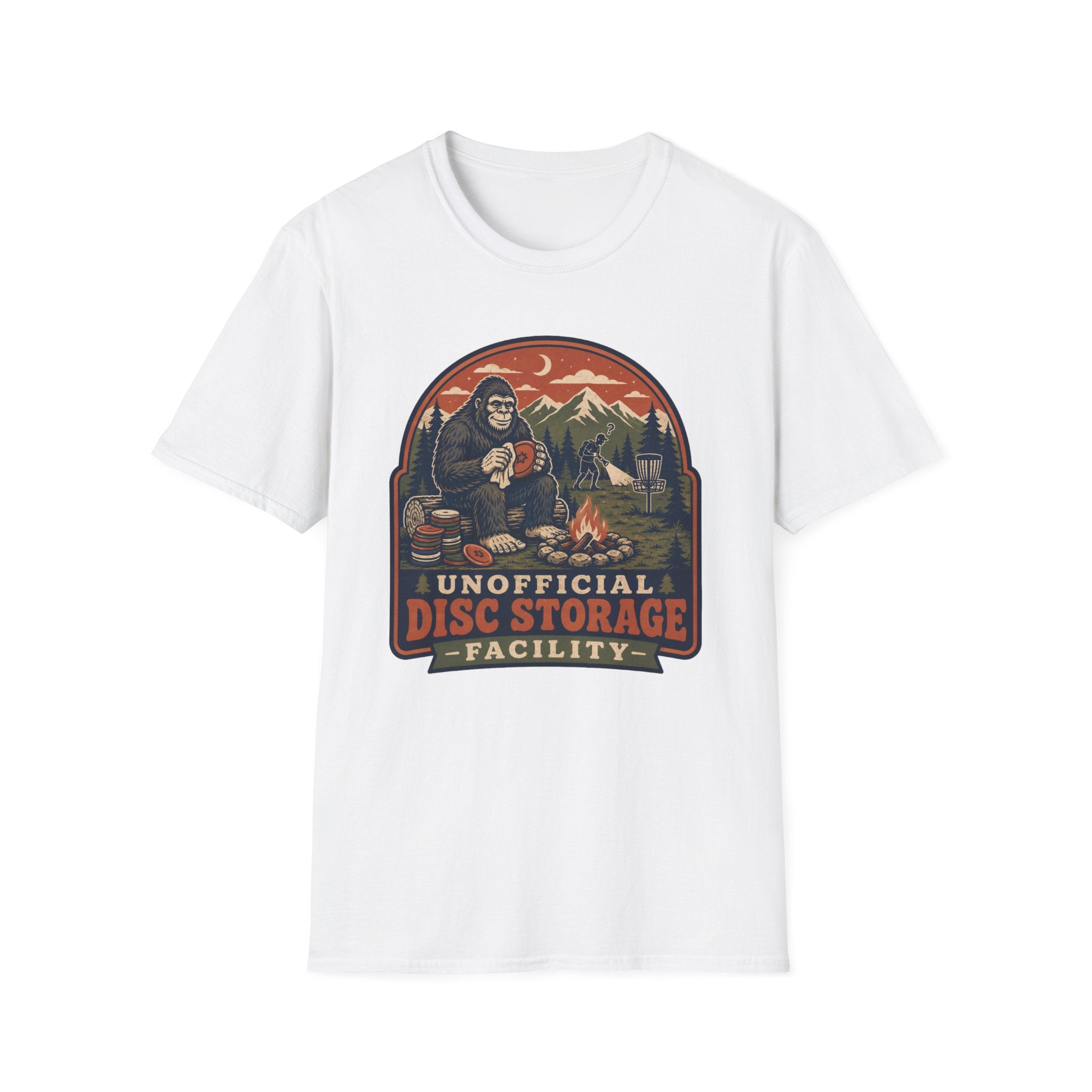 Unofficial Disc Storage Vintage Disc Golf T-Shirt