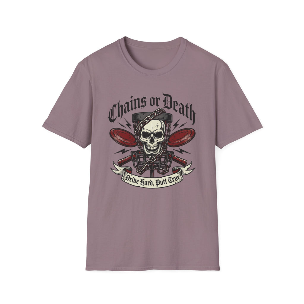 Chains or Death Vintage Disc Golf T-Shirt