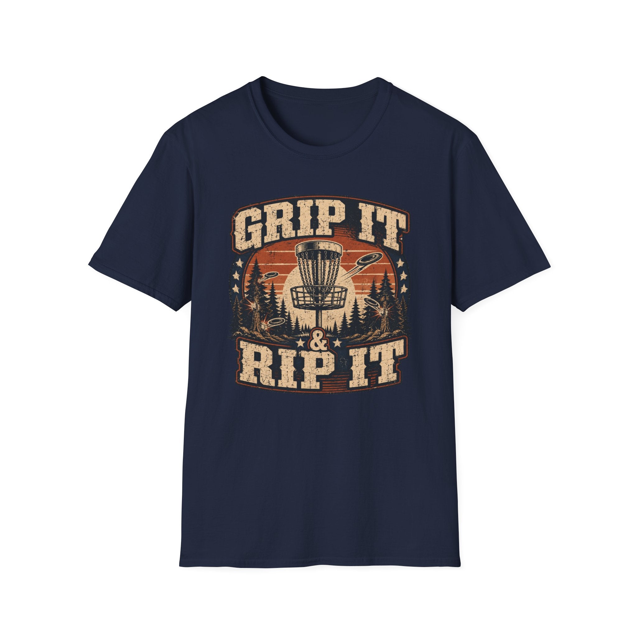 Grip It and Rip It Vintage Disc Golf T-Shirt