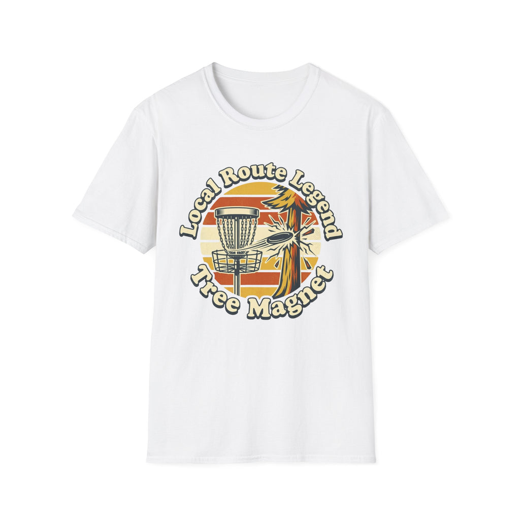Local Route Tree Magnet Vintage Disc Golf T-Shirt