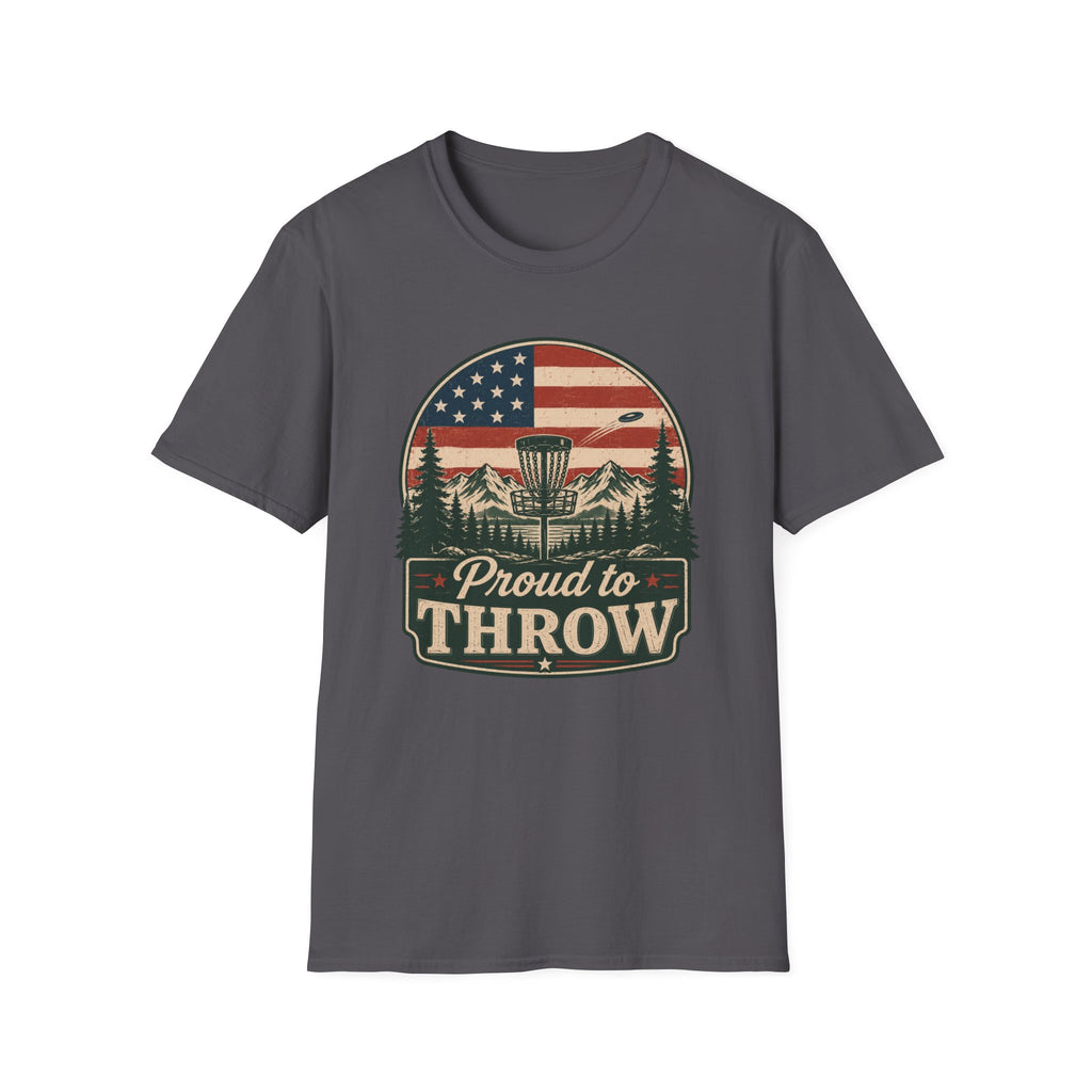 Proud to Throw Vintage Disc Golf T-Shirt