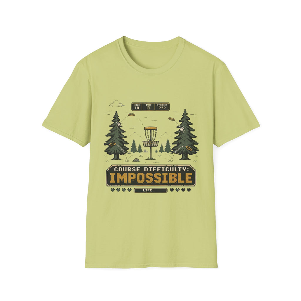 Course Difficulty Impossible Vintage Disc Golf T-Shirt