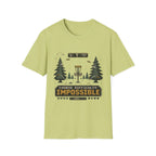 Course Difficulty Impossible Vintage Disc Golf T-Shirt