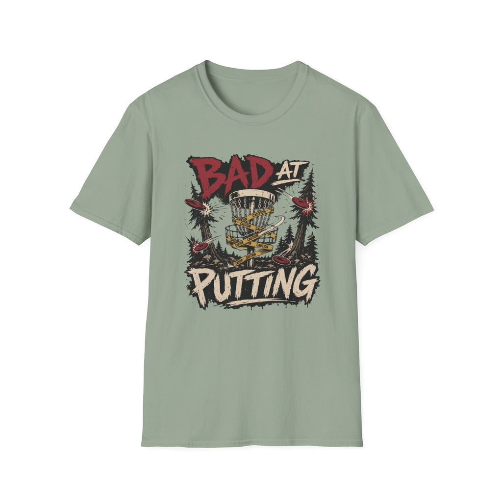 Bad at Putting Vintage Disc Golf T-Shirt
