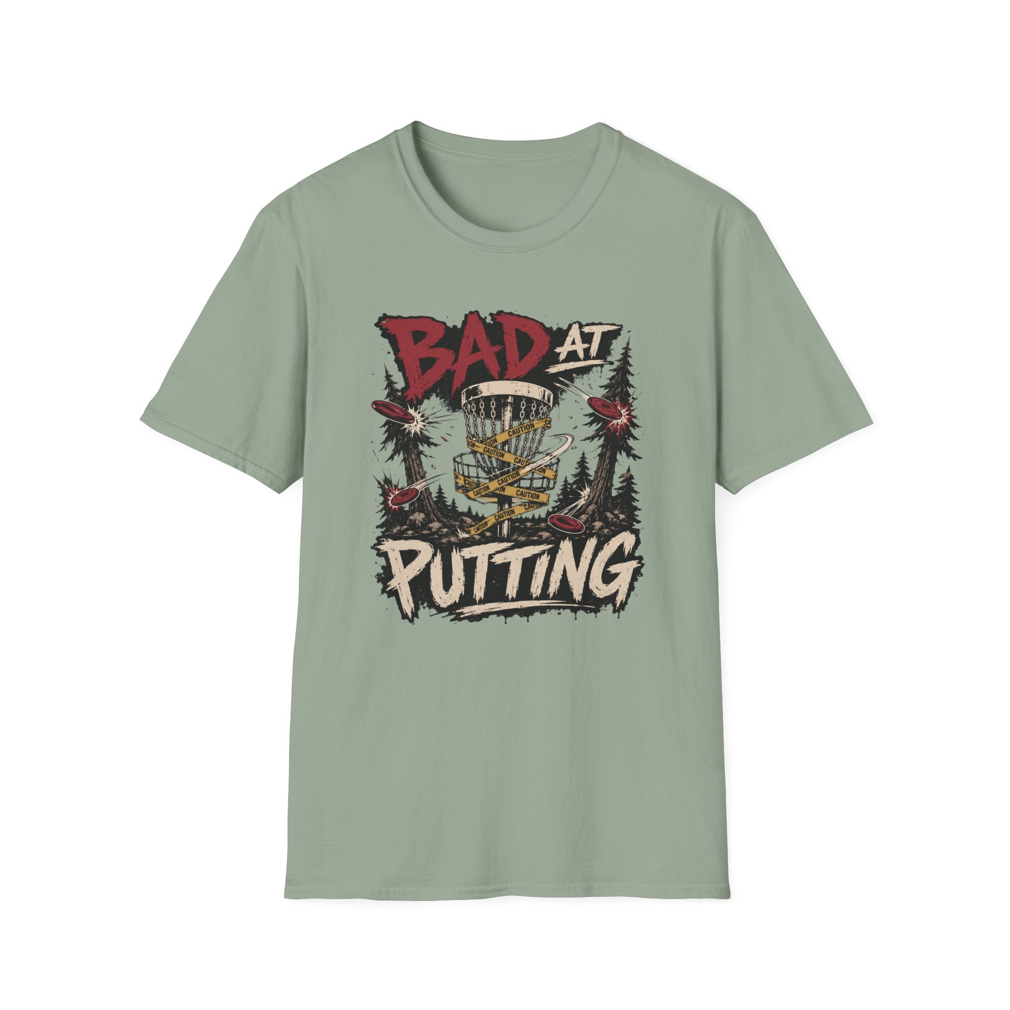Bad at Putting Vintage Disc Golf T-Shirt