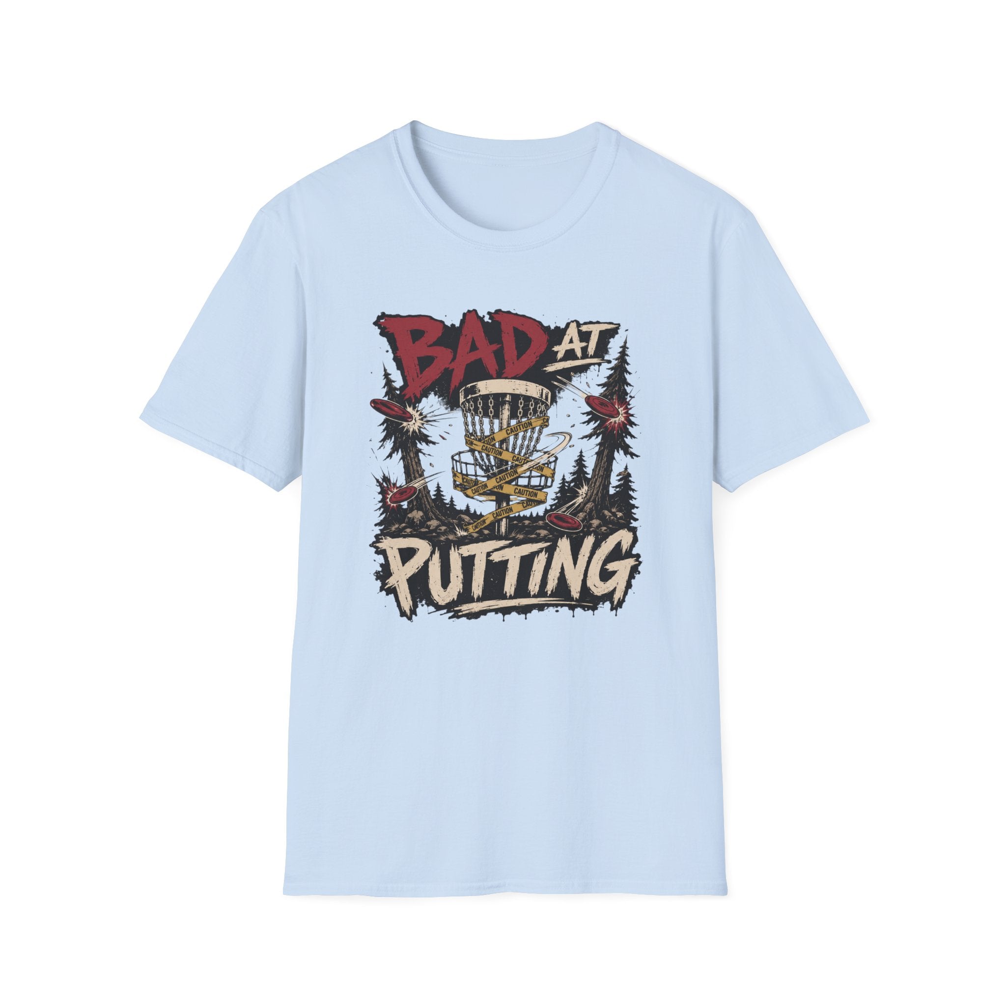 Bad at Putting Vintage Disc Golf T-Shirt