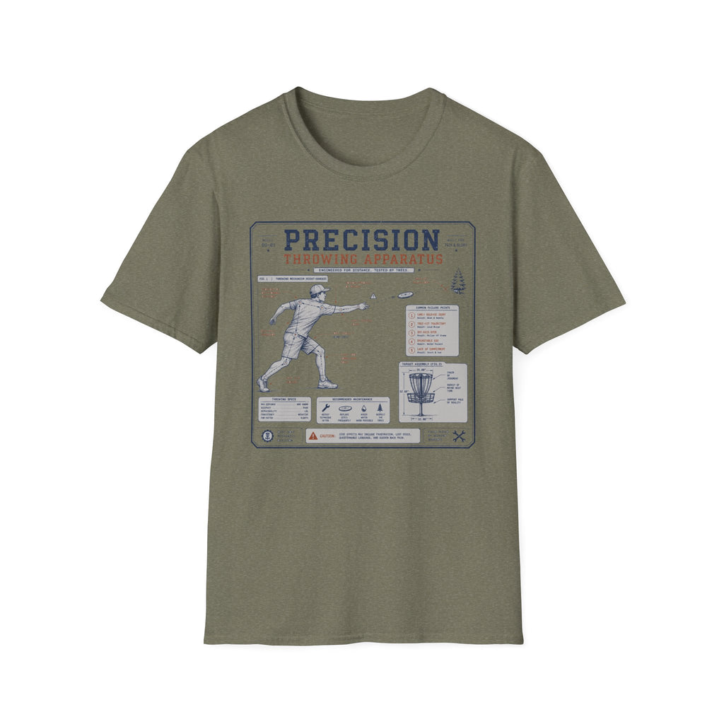 Precision Throwing Apparatus Vintage Disc Golf T-Shirt