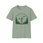Landscape Basket Vintage Disc Golf T-Shirt