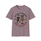 Putting is Temporary Vintage Disc Golf T-Shirt