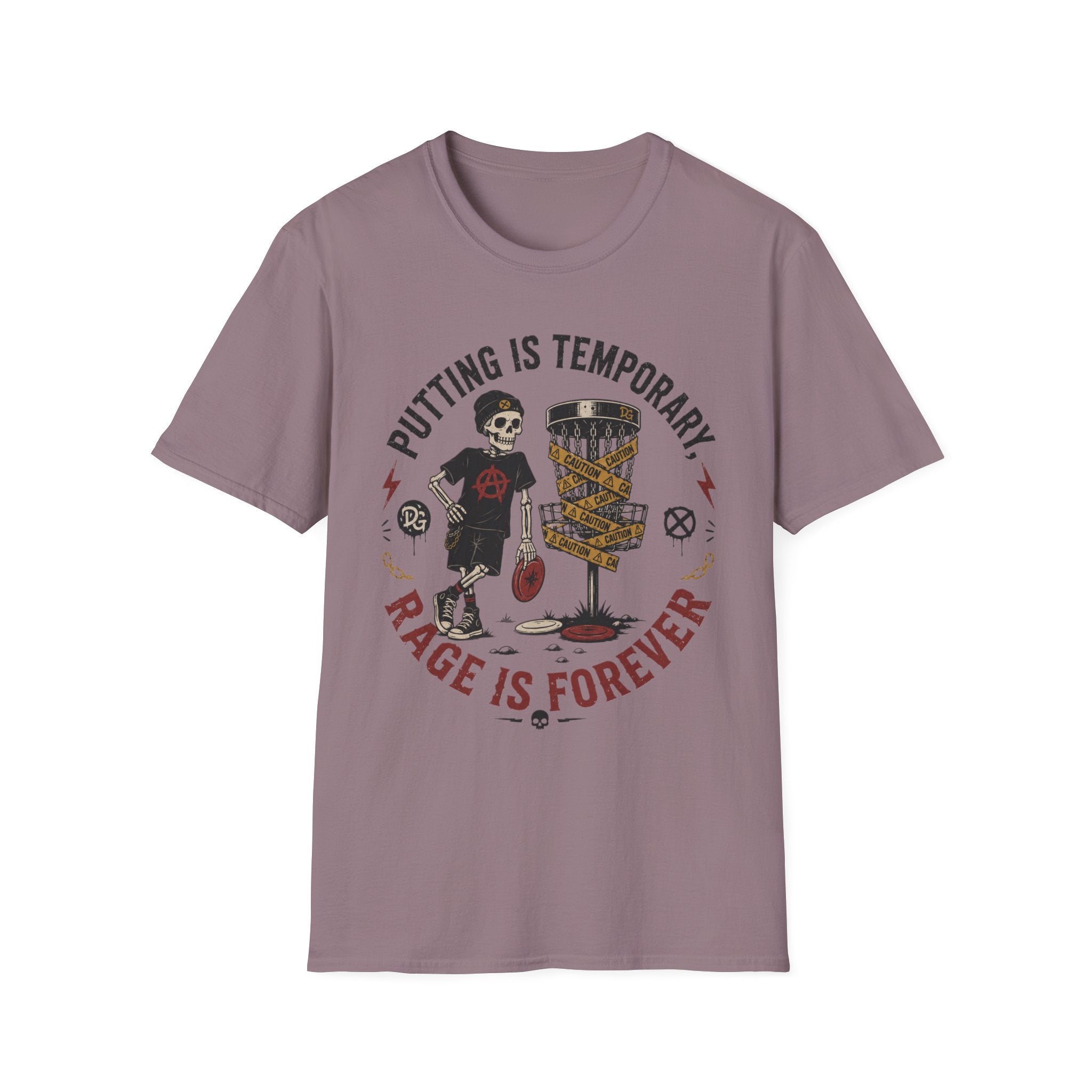 Putting is Temporary Vintage Disc Golf T-Shirt