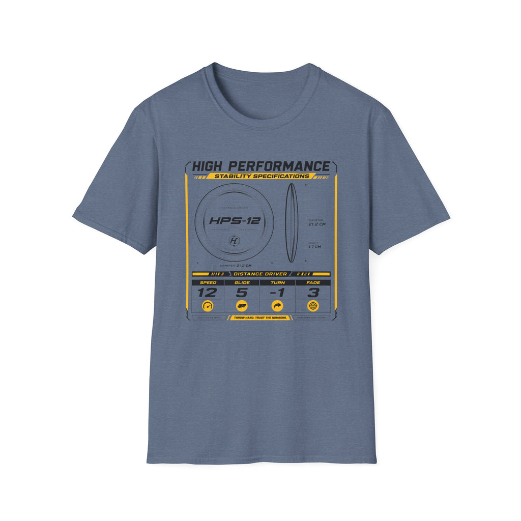 Disc Blueprint Vintage Disc Golf T-Shirt