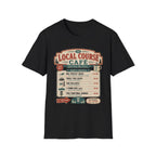 Course Cafe Menu Vintage Disc Golf T-Shirt