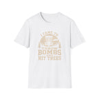 Throw Bombs Vintage Disc Golf T-Shirt