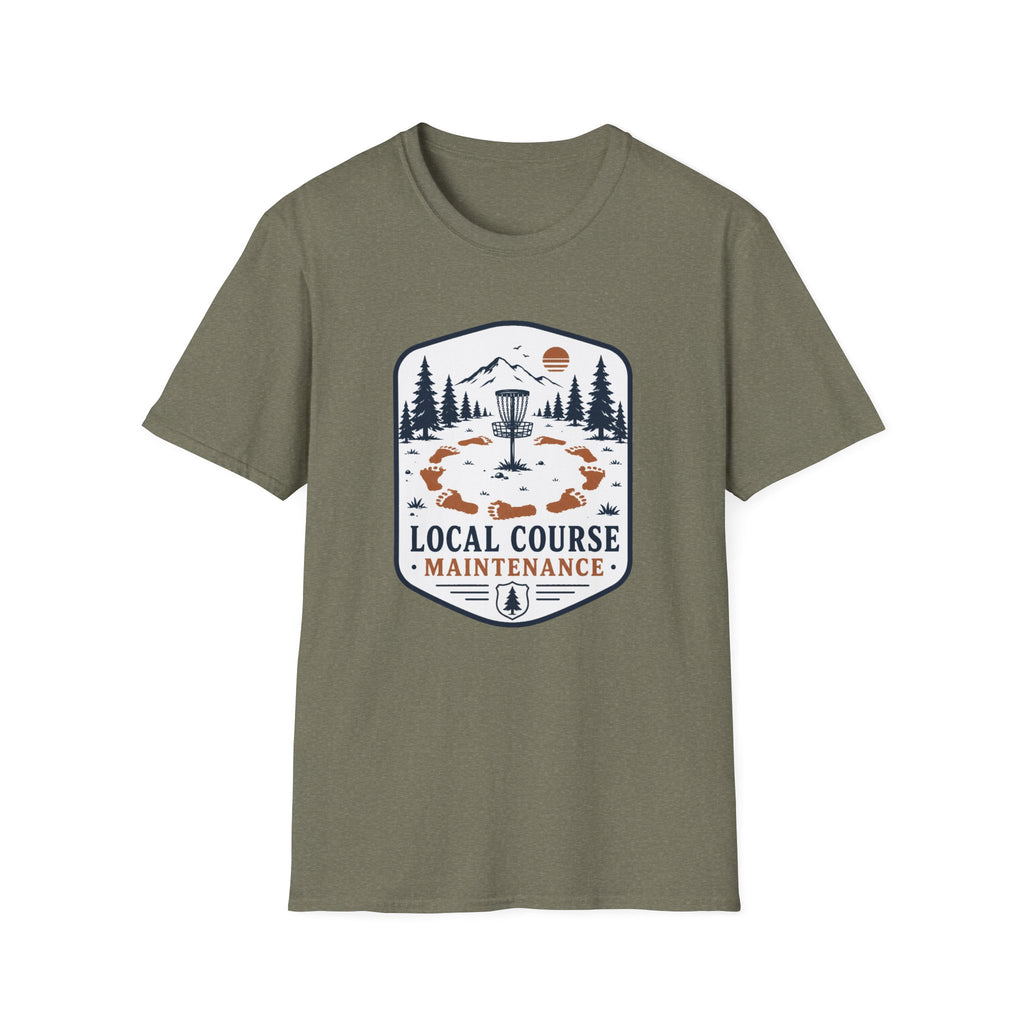Local Course Maintenance Vintage Disc Golf T-Shirt