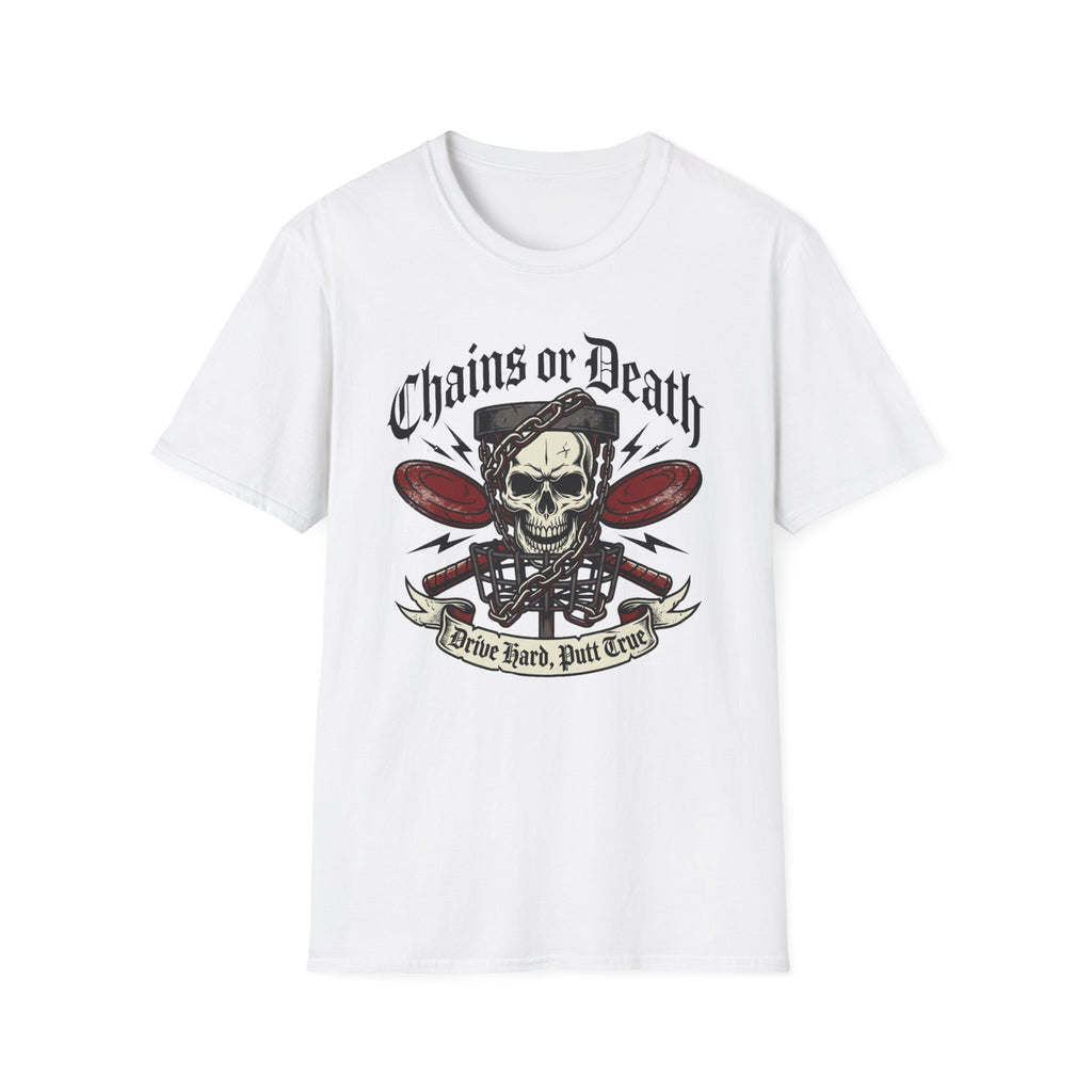 Chains or Death Vintage Disc Golf T-Shirt