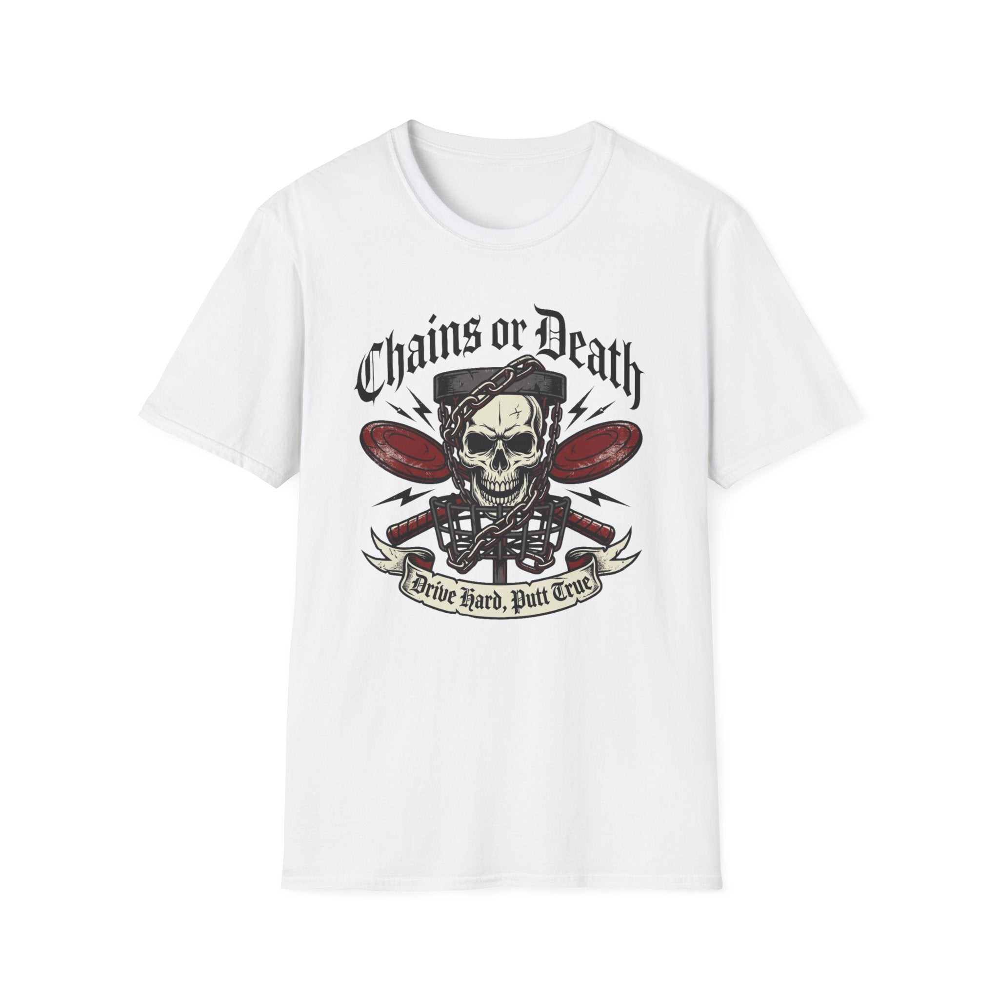 Chains or Death Vintage Disc Golf T-Shirt