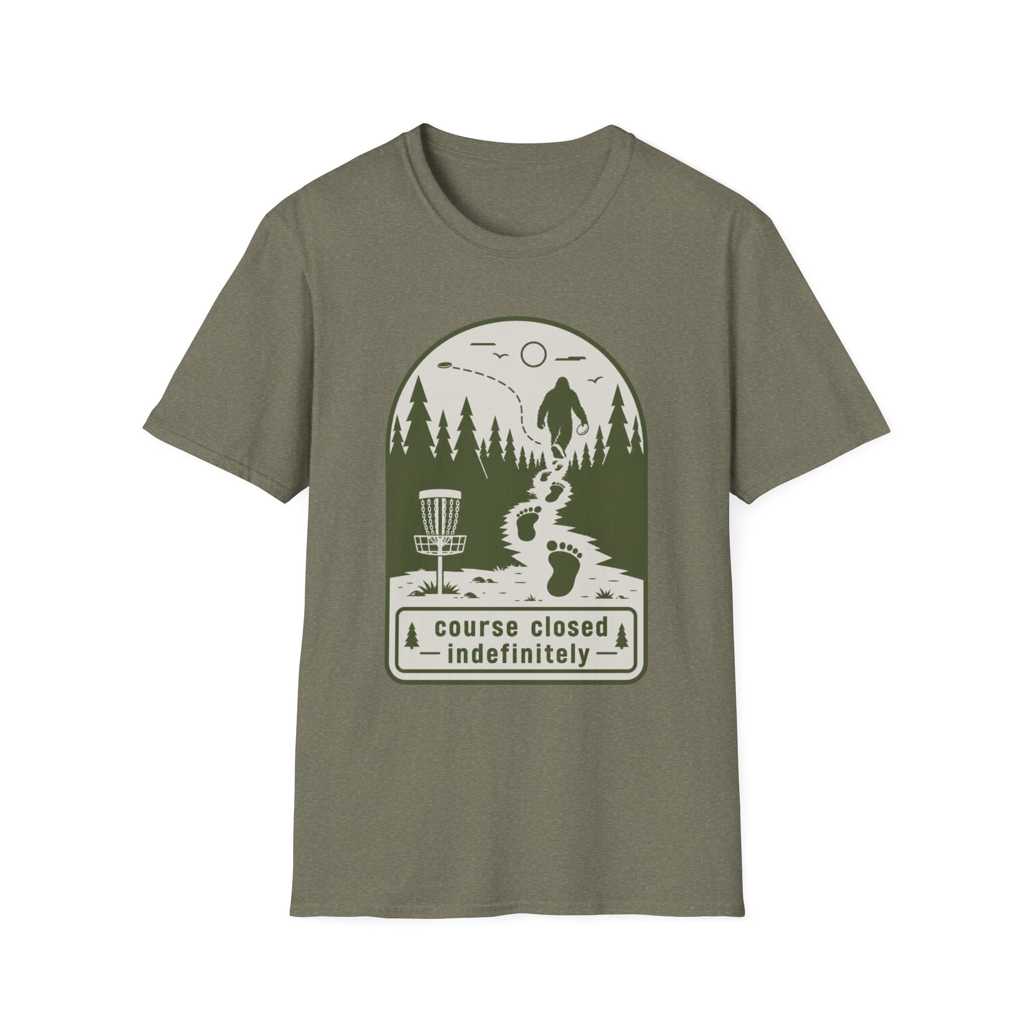 Course Closed Indefinitely Vintage Disc Golf T-Shirt