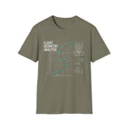 Flight Geometry Analysis Vintage Disc Golf T-Shirt