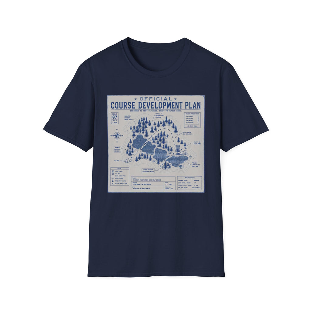 Course Development Plan Vintage Disc Golf T-Shirt