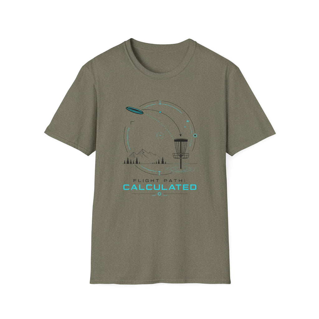 Flight Path Calculated Vintage Disc Golf T-Shirt