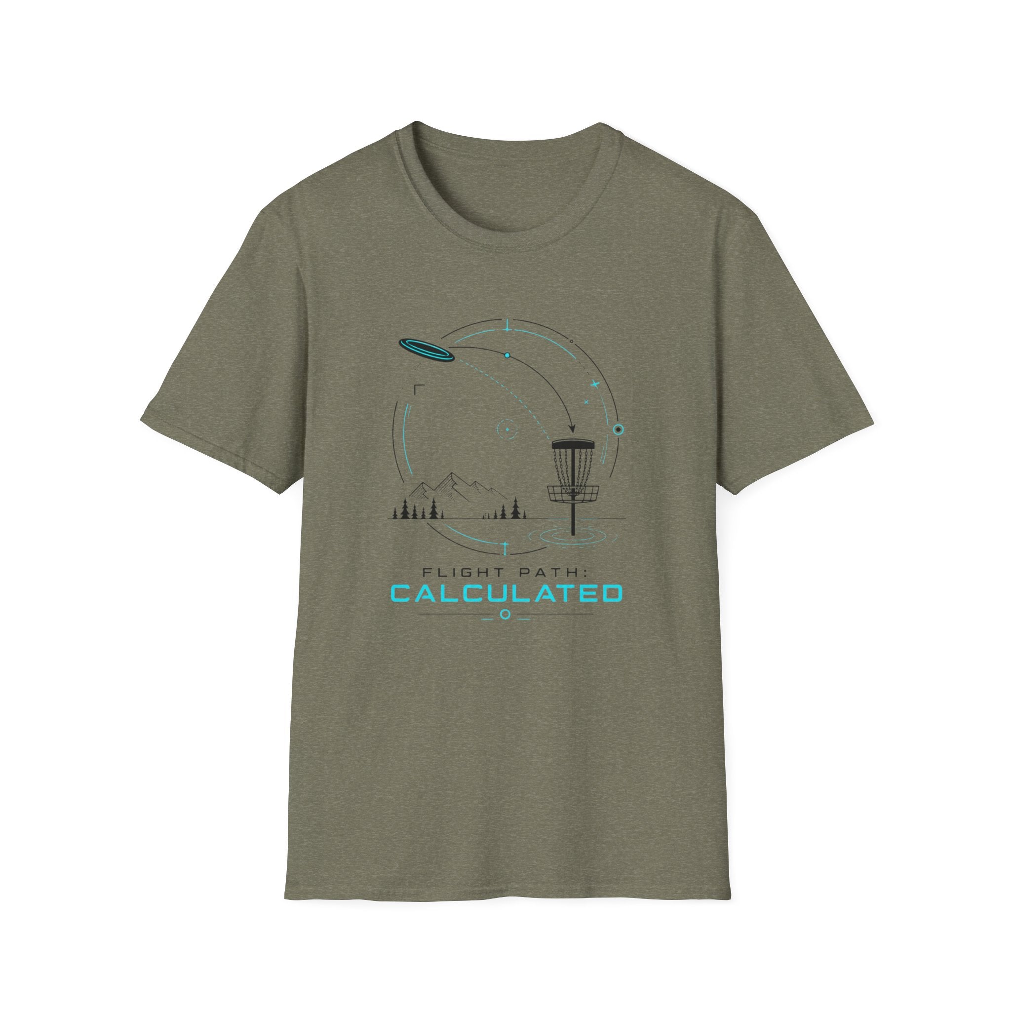 Flight Path Calculated Vintage Disc Golf T-Shirt