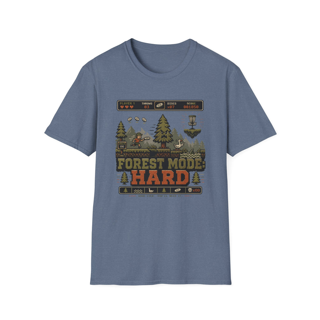 Forest Mode Hard Vintage Disc Golf T-Shirt