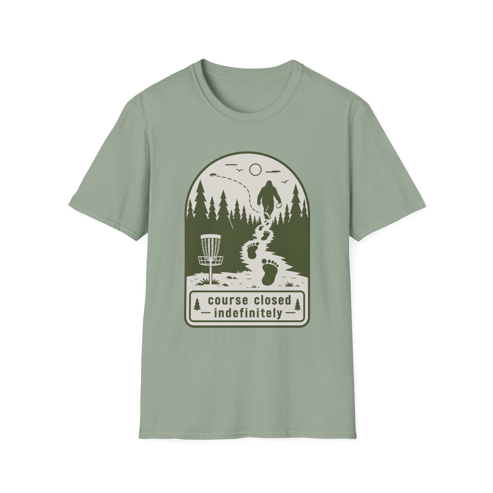 Course Closed Indefinitely Vintage Disc Golf T-Shirt