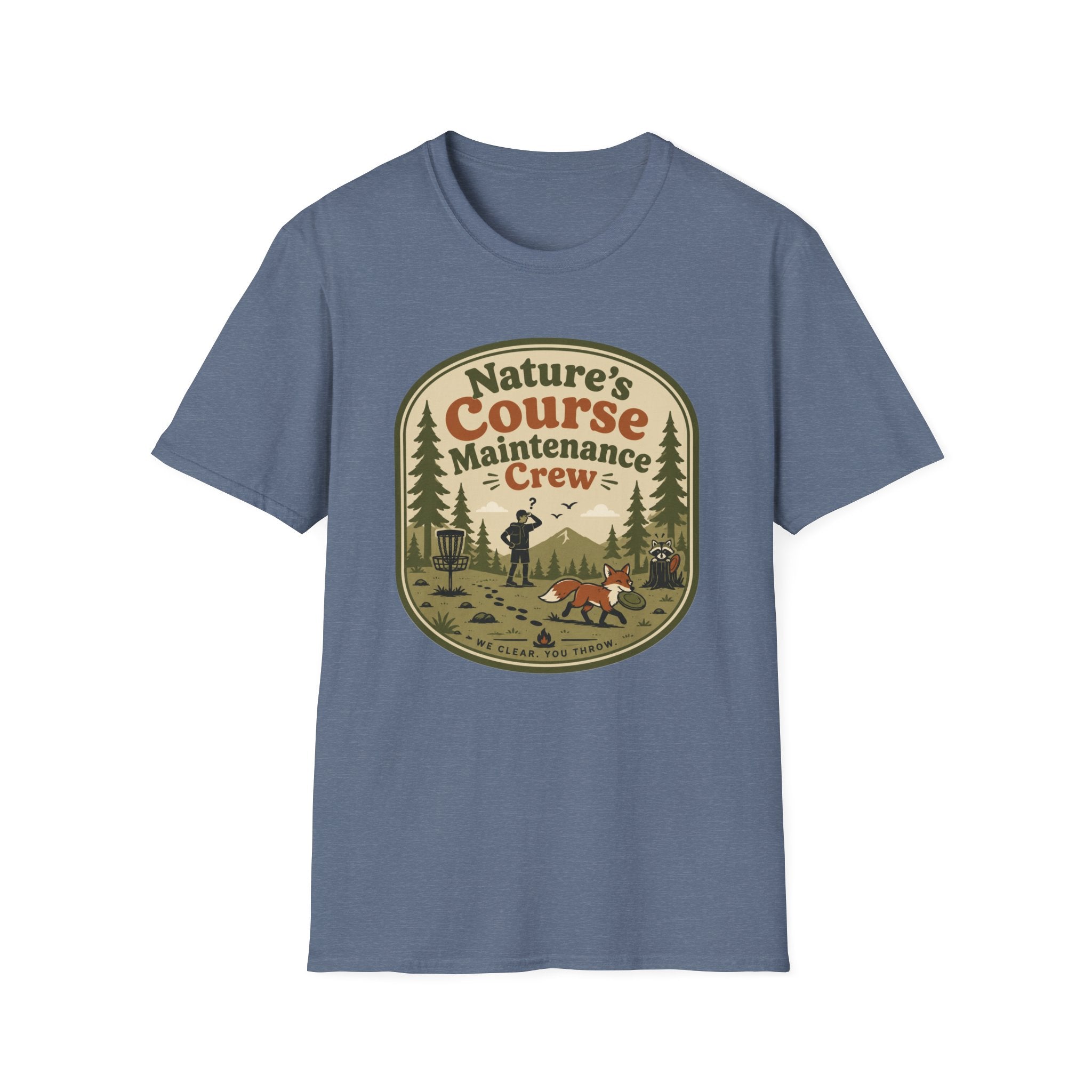 Nature Course Maintenance Vintage Disc Golf T-Shirt
