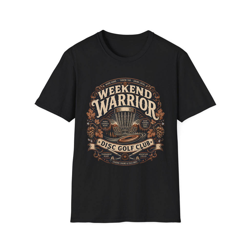 Weekend Warrior Vintage Disc Golf T-Shirt