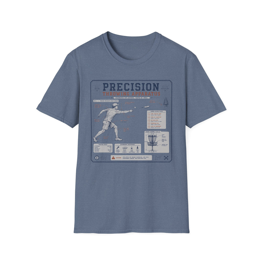 Precision Throwing Apparatus Vintage Disc Golf T-Shirt