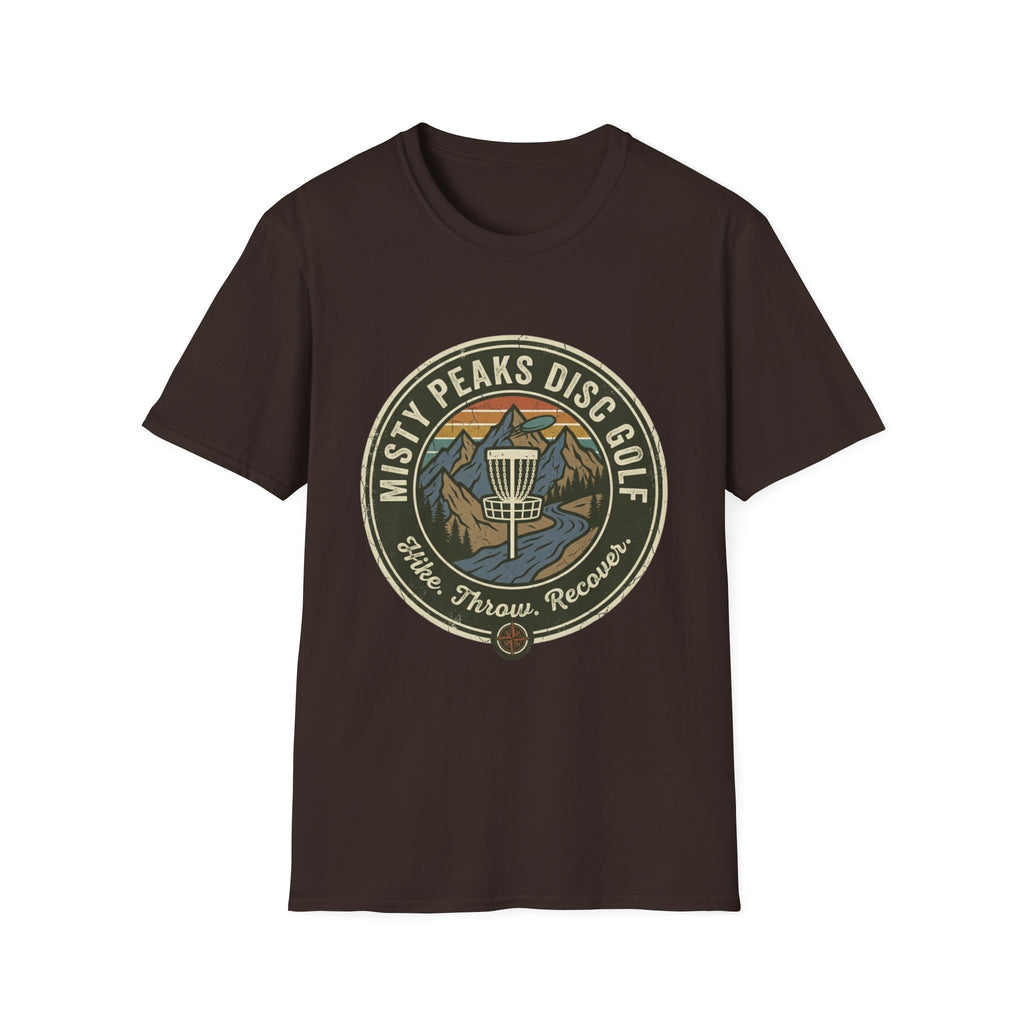 Misty Peaks Disc Golf Vintage Disc Golf T-Shirt