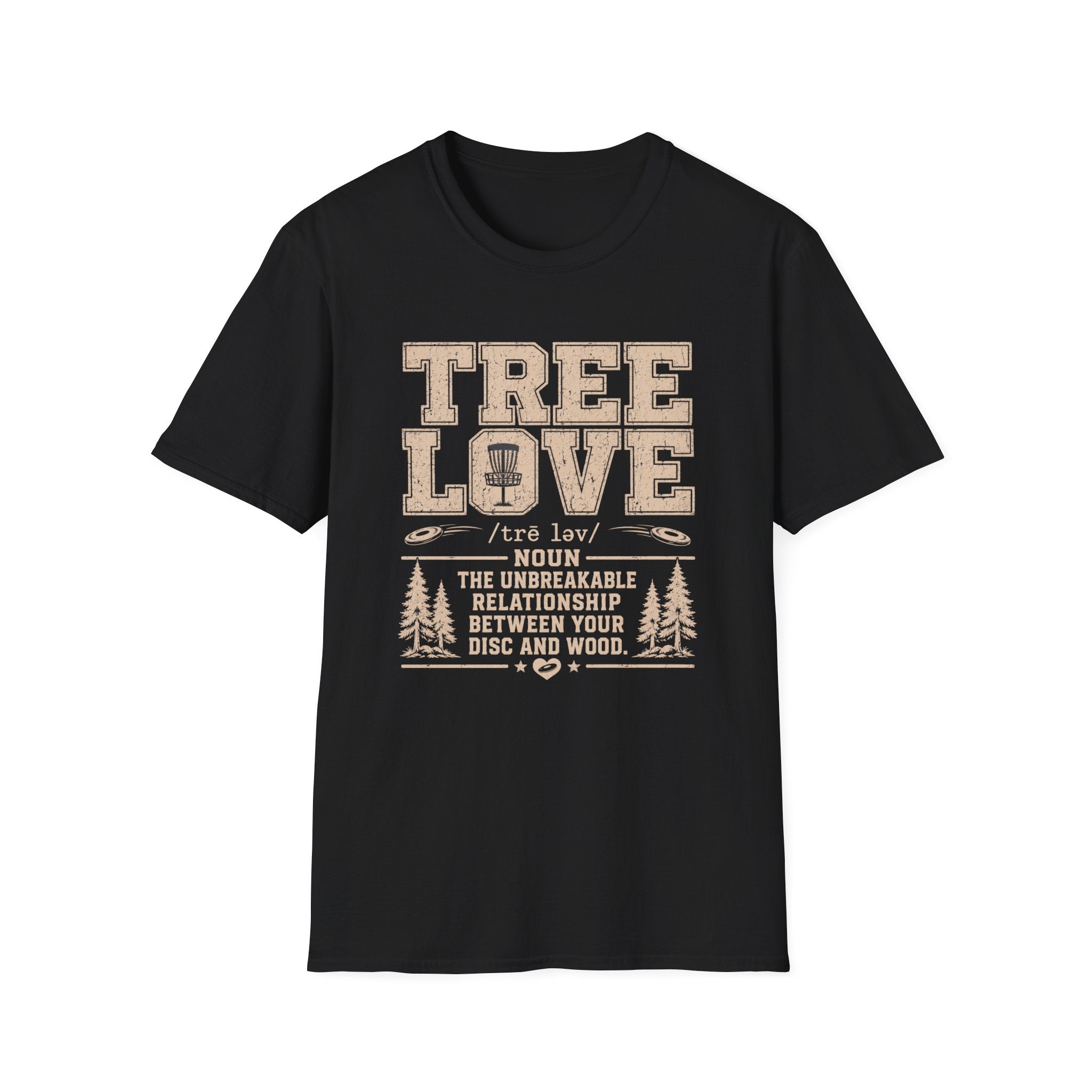 Tree Love Vintage Disc Golf T-Shirt