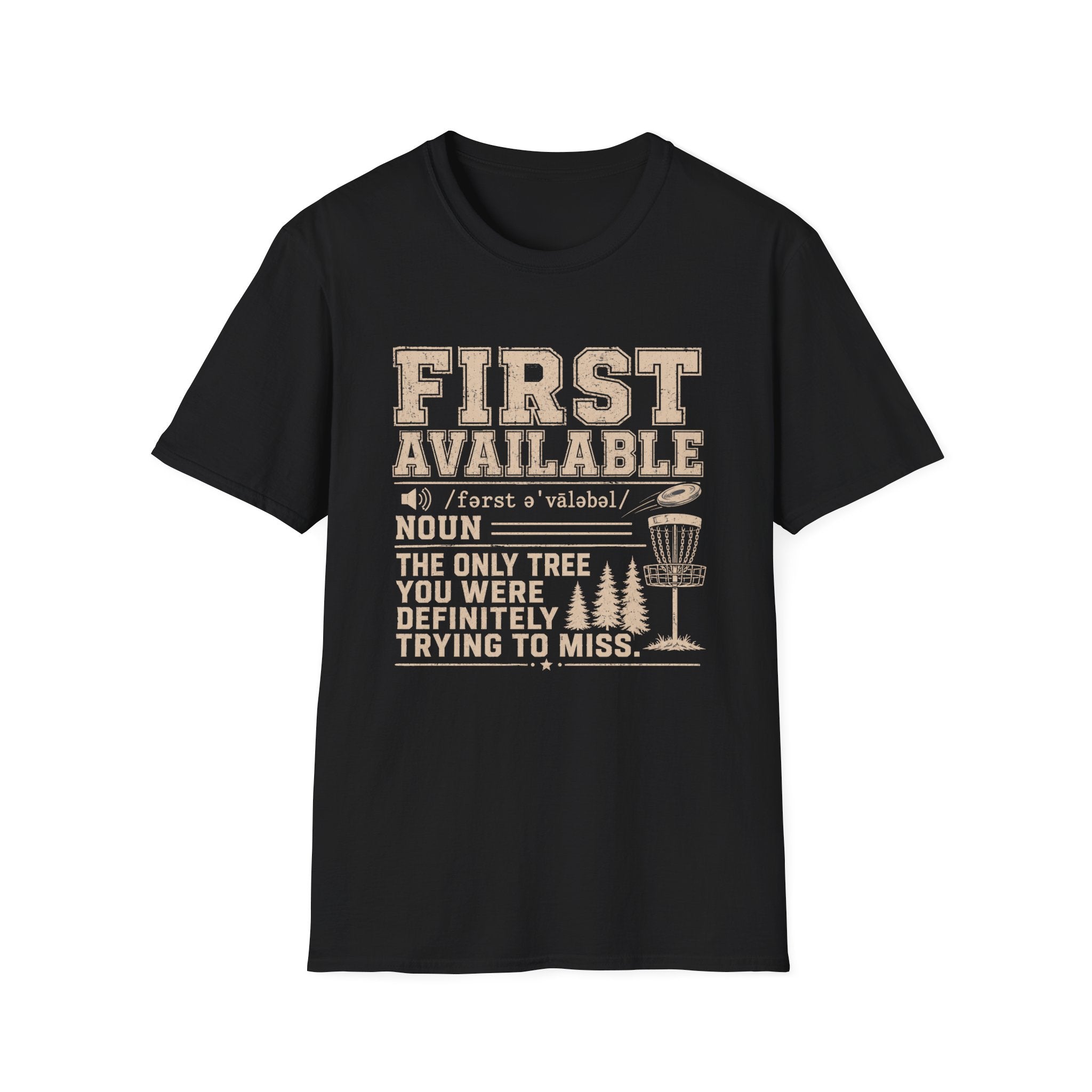 First Available Vintage Disc Golf T-Shirt