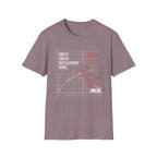 Kinetic Energy Displacement Model Vintage Disc Golf T-Shirt